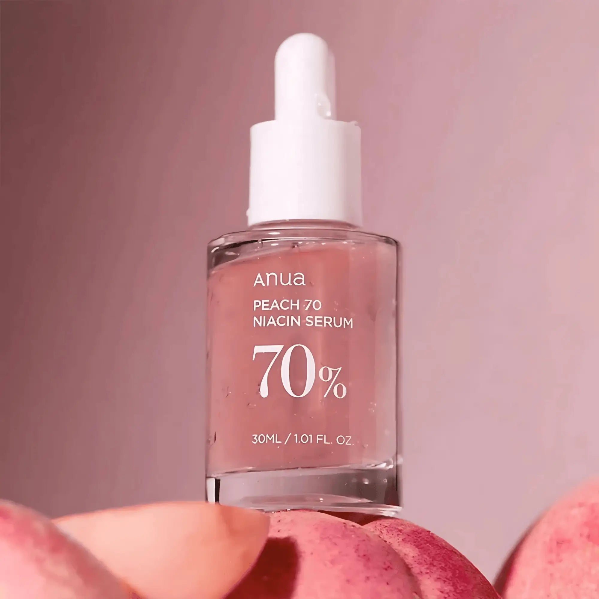 Peach 70% Niacinamide Serum ANUA sérum coreano pêssego uniformizar tom de pele skincare Portugal