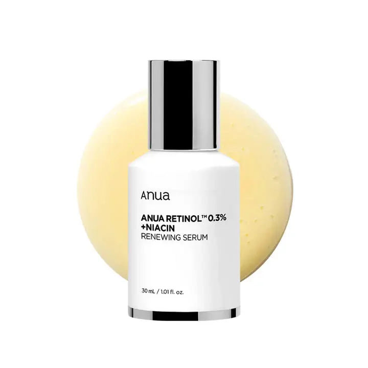 Retinol 0.3% + Niacin Renewing Serum Anua sérum coreano retinol firmeza pele madura cosmética coreana Portugal