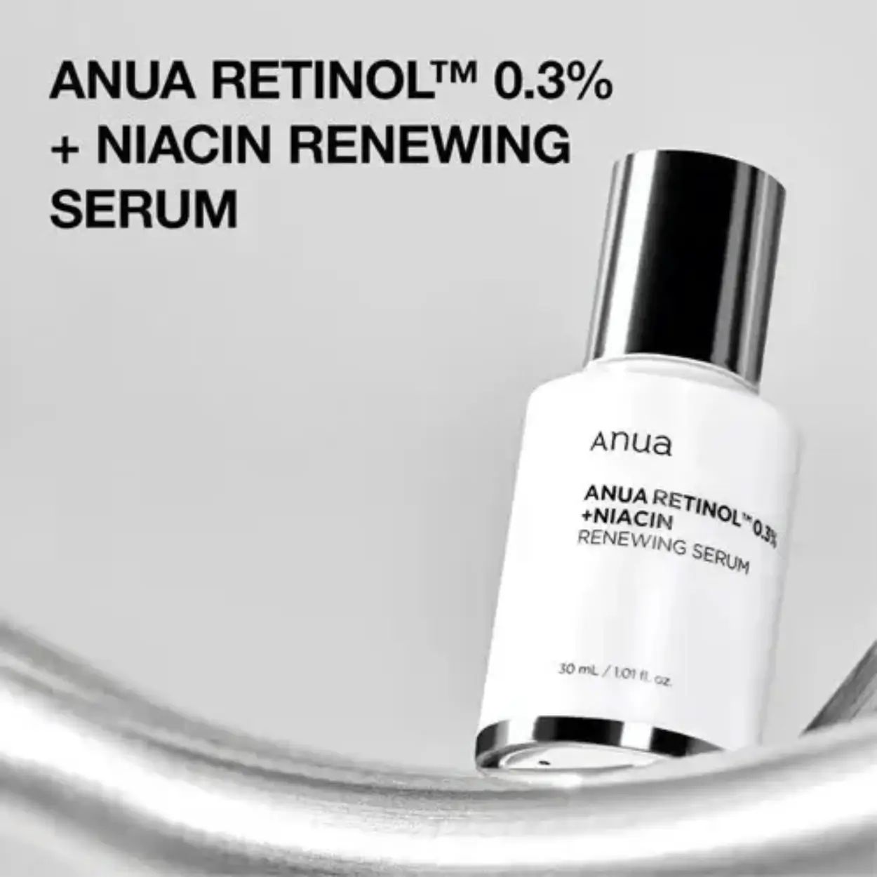 Retinol 0.3% + Niacin Renewing Serum Anua sérum coreano niacinamida luminosidade pele skincare Portugal