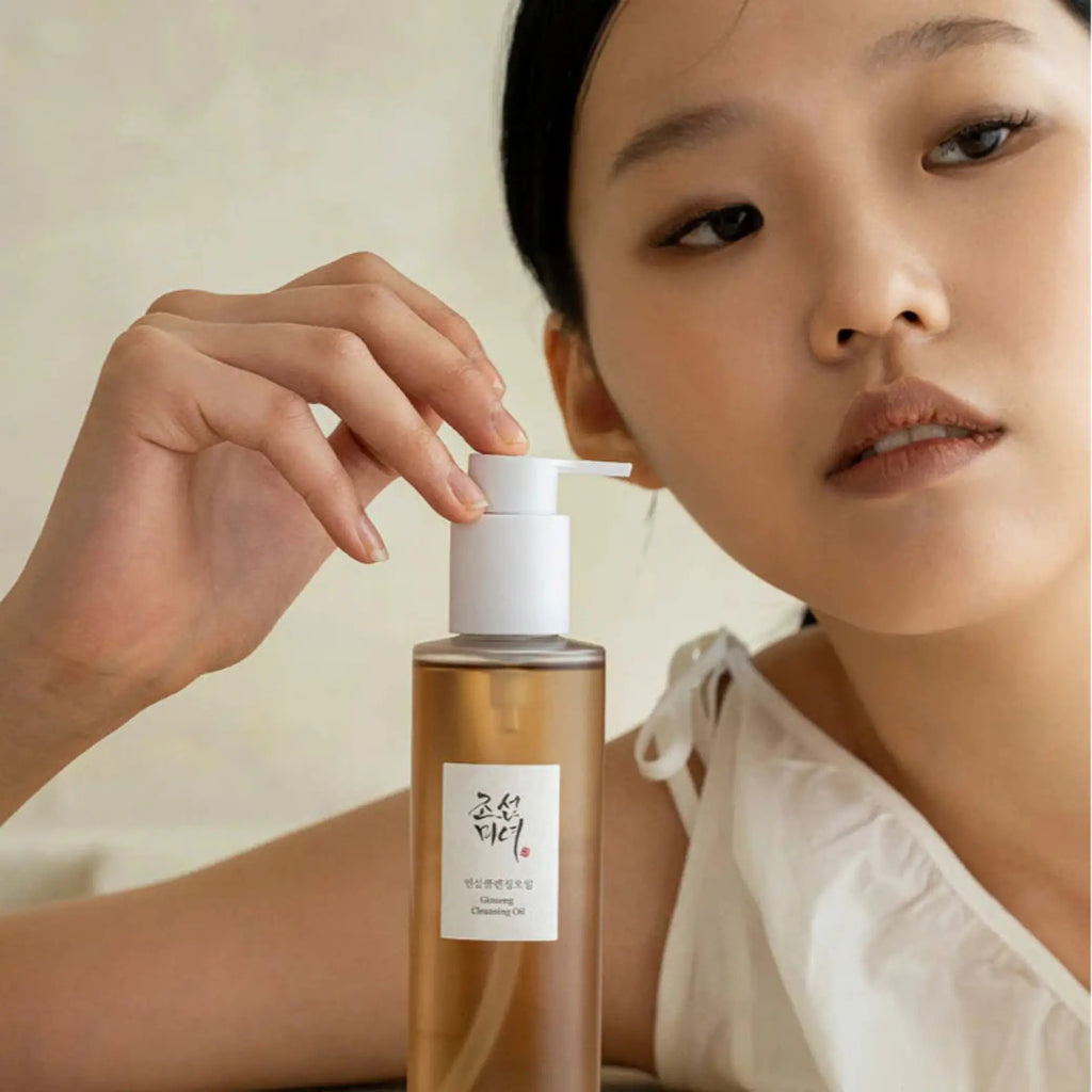 Beauty of Joseon Ginseng Cleansing Oil óleo de limpeza facial coreano pele macia purificada cosmética coreana Portugal