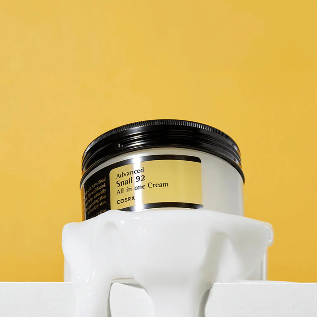 COSRX – Advanced Snail 92 All In One Cream, creme coreano nutritivo que hidrata e melhora elasticidade, skincare coreano disponível em Portugal, cosmética coreana