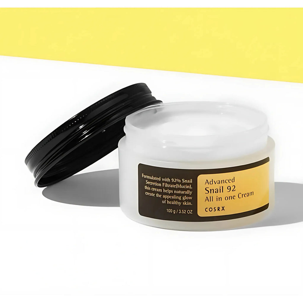 COSRX – Advanced Snail 92 All In One Cream, creme hidratante coreano com mucina de caracol regeneradora, cosmética coreana, skincare em Portugal
