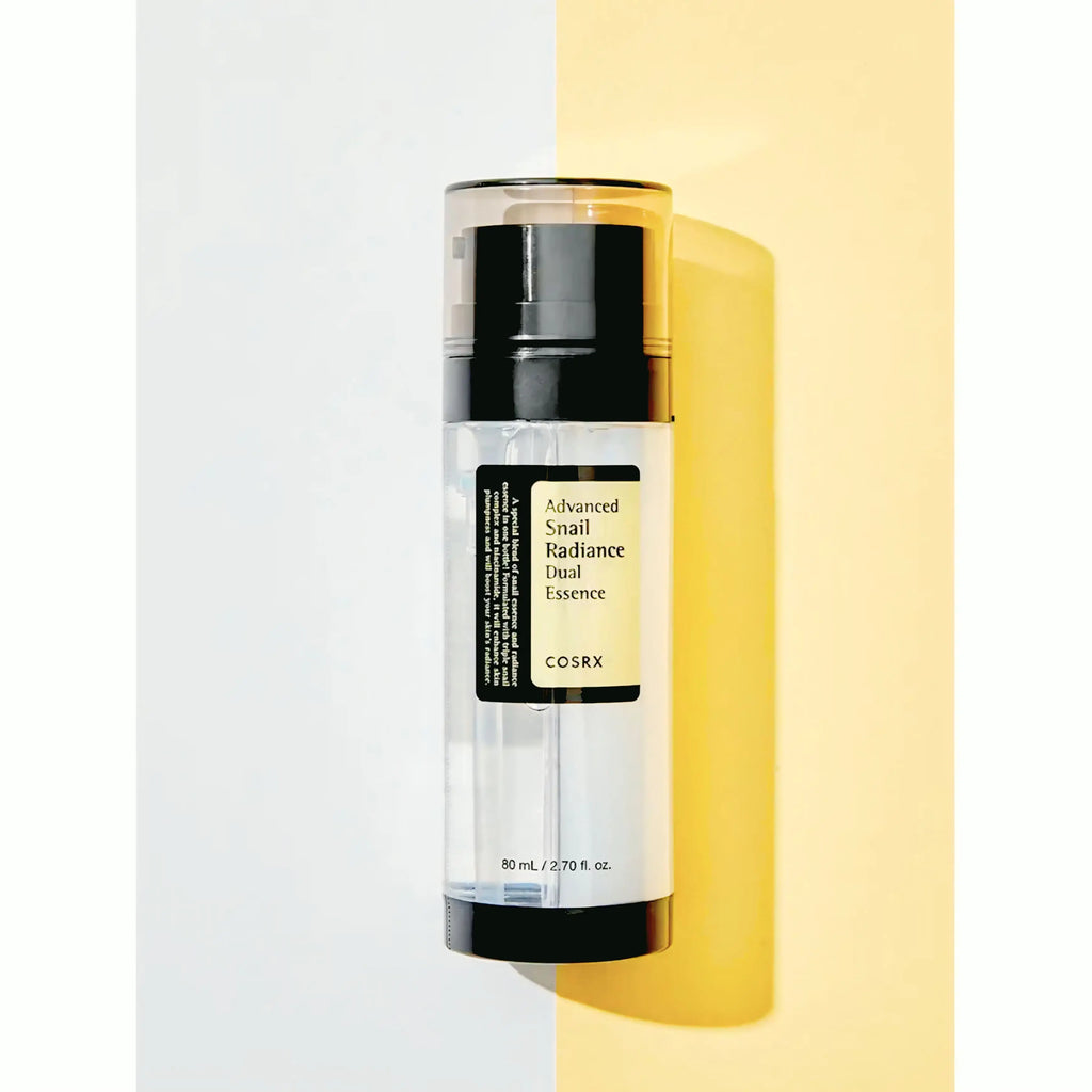 Advanced Snail Radiance Dual Essence COSRX essência facial coreana mucina de caracol regeneração cosmética coreana Portugal