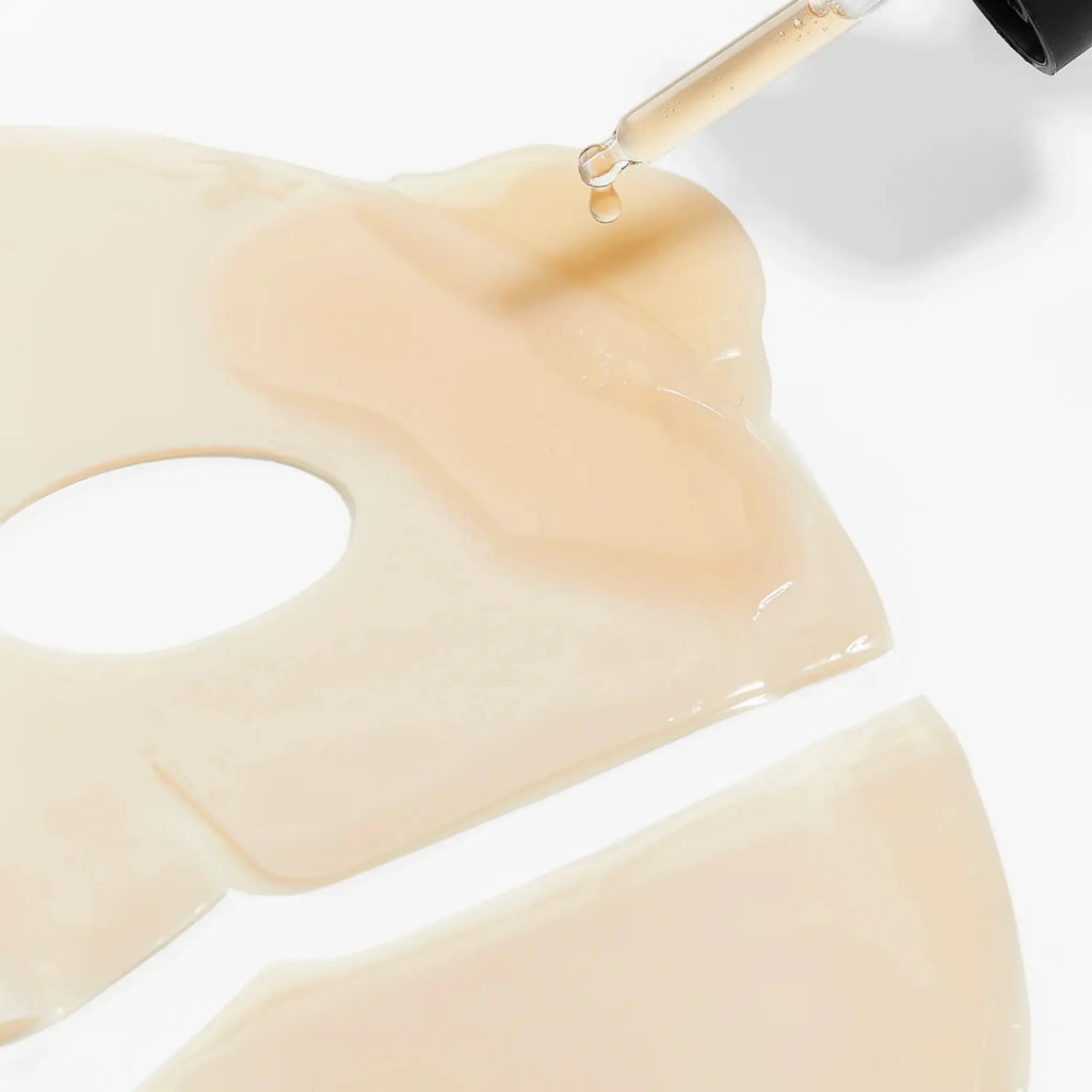 Arbutin Discoloration Hydrogel Mask da COSRX máscara hidrogel com pipeta