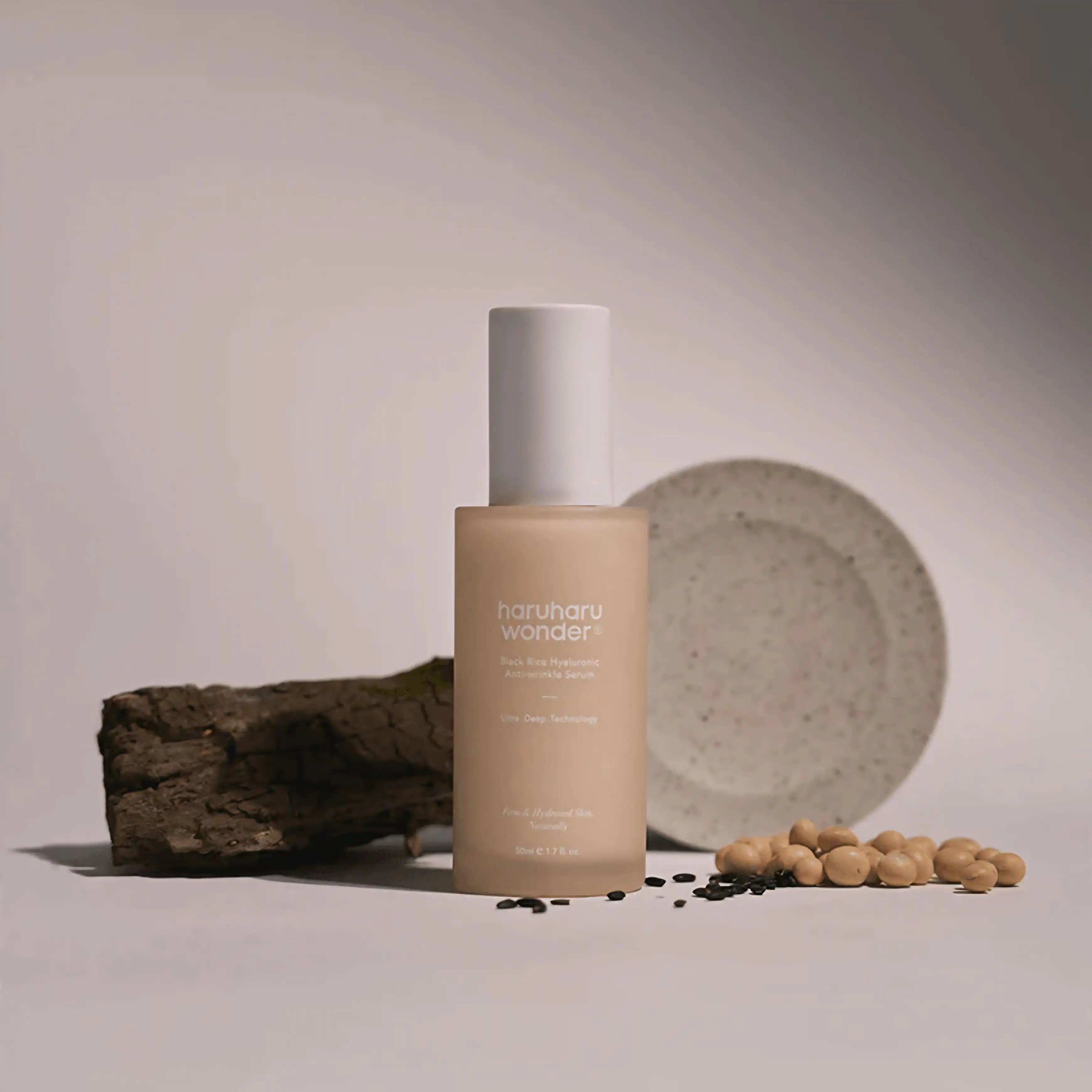 Black Rice Hyaluronic Anti-Wrinkle Serum da Haruharu Wonder sérum coreano arroz preto luminosidade cosmética coreana Portugal