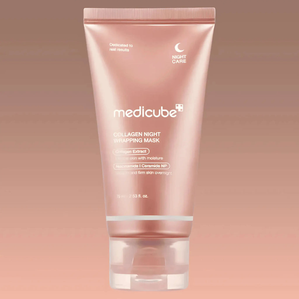 Medicube – Collagen Night Wrapping Mask, máscara noturna coreana que hidrata profundamente durante o sono, cosmética coreana skincare Portugal
