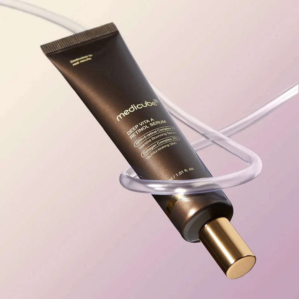 Medicube Deep Vita A Retinol Serum sérum facial coreano vitamina A suaviza rugas textura leve cosmética coreana Portugal