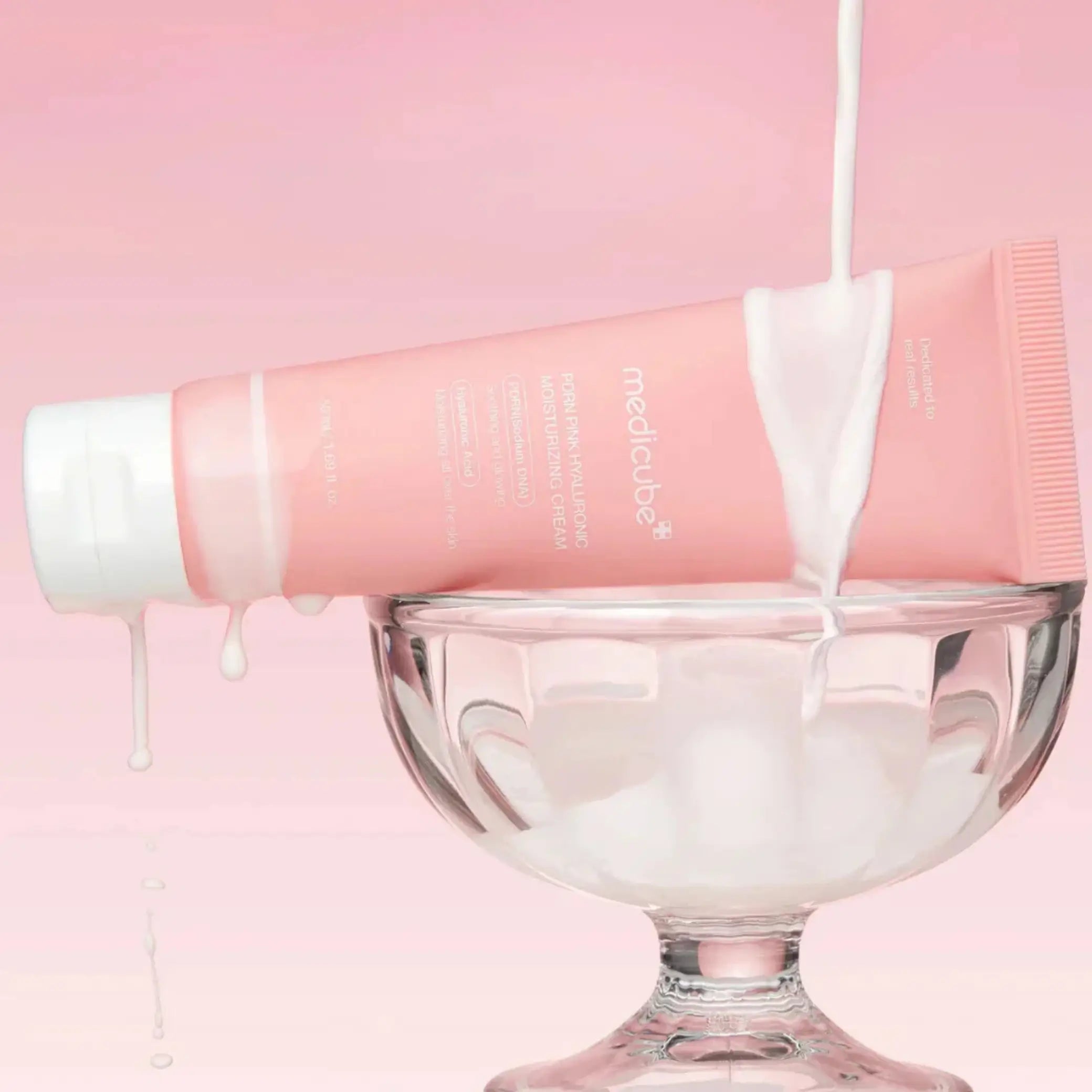 Medicube PDRN Pink Hyaluronic Moisturizing Cream hidratação intensa e luminosidade skincare coreano Portugal