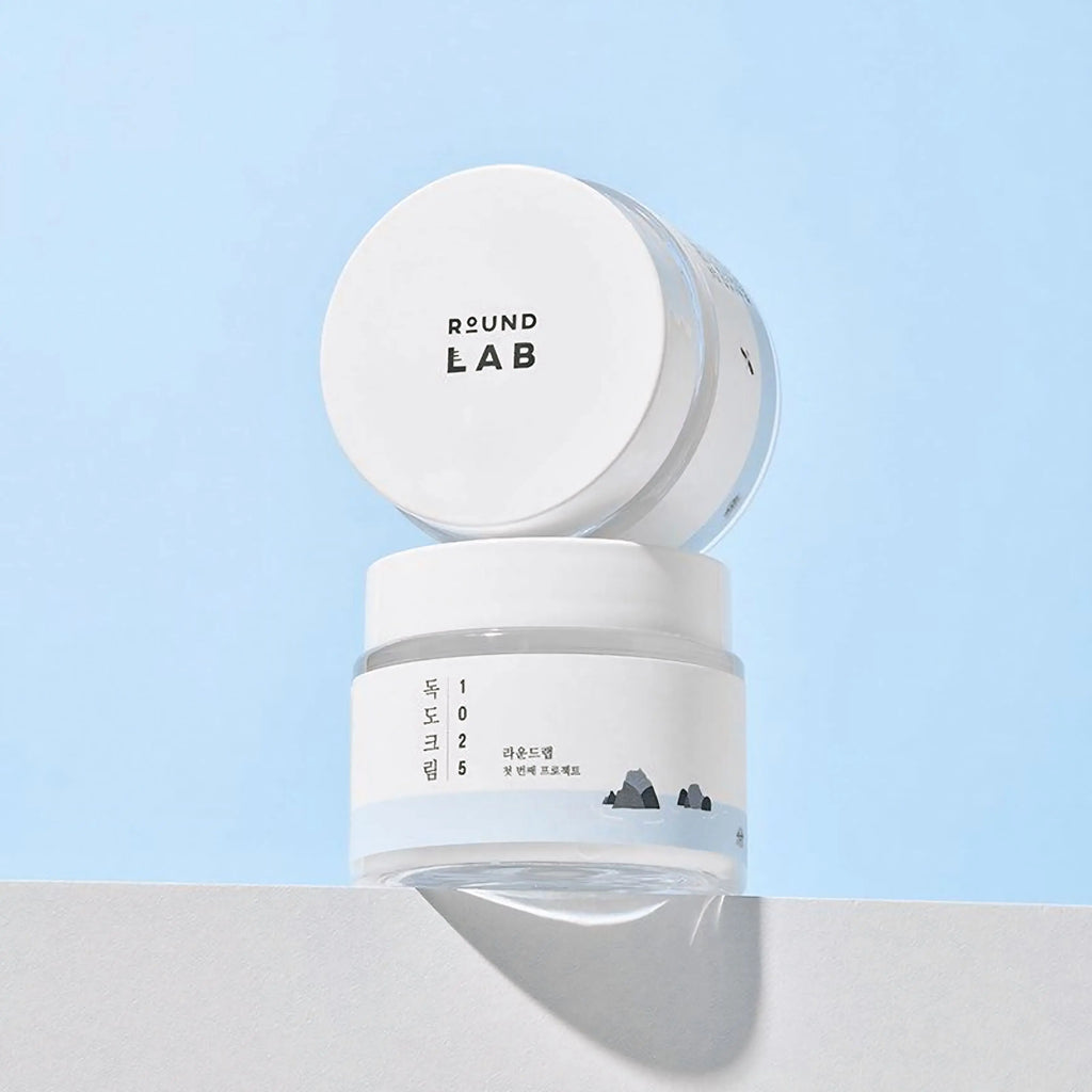 1025 Dokdo Cream da Round Lab creme facial coreano minerais marinhos luminosidade e suavidade cosmética coreana Portugal