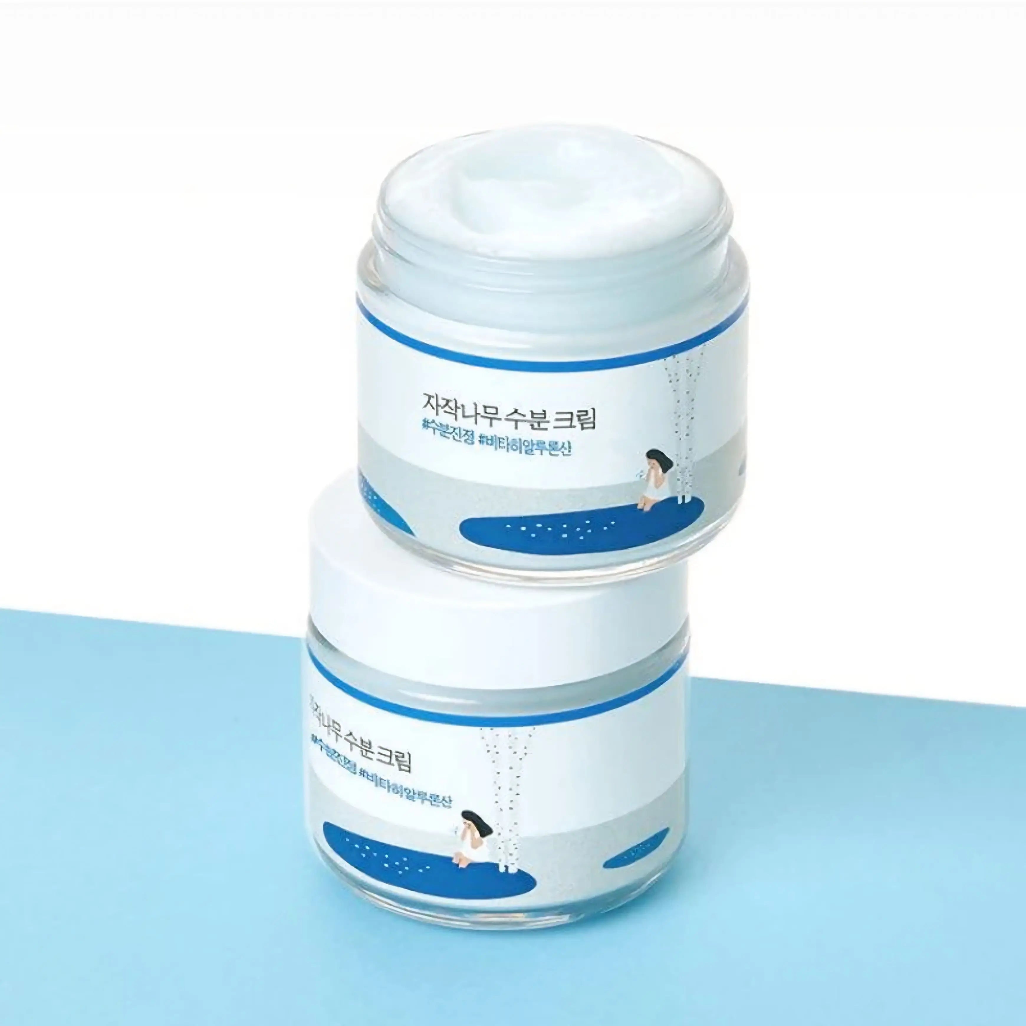 Birch Juice Moisturizing Cream da Round Lab creme facial coreano bétula reforço da barreira skincare Portugal