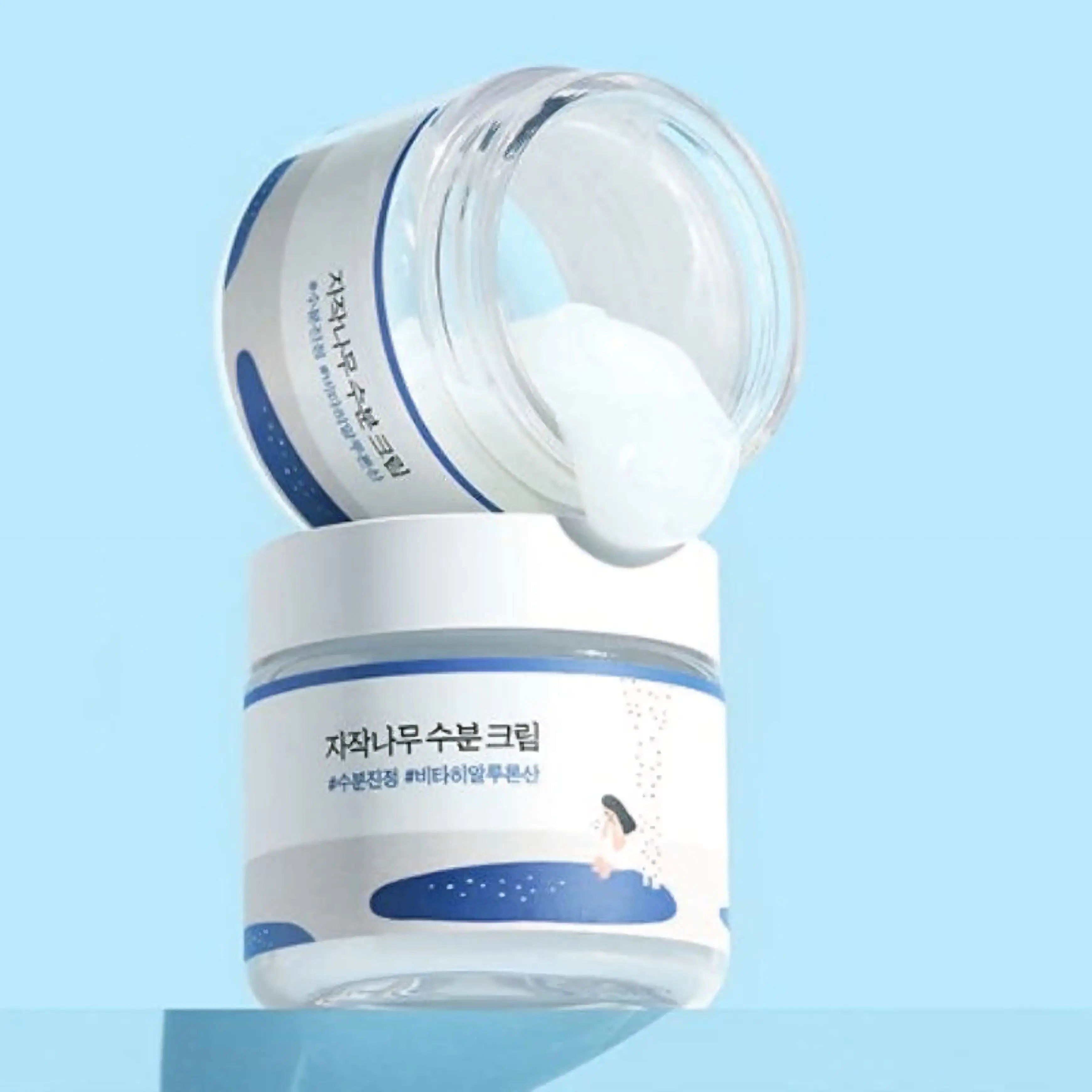 Birch Juice Moisturizing Cream da Round Lab creme facial coreano bétula acalmar pele sensível cosmética coreana Portugal